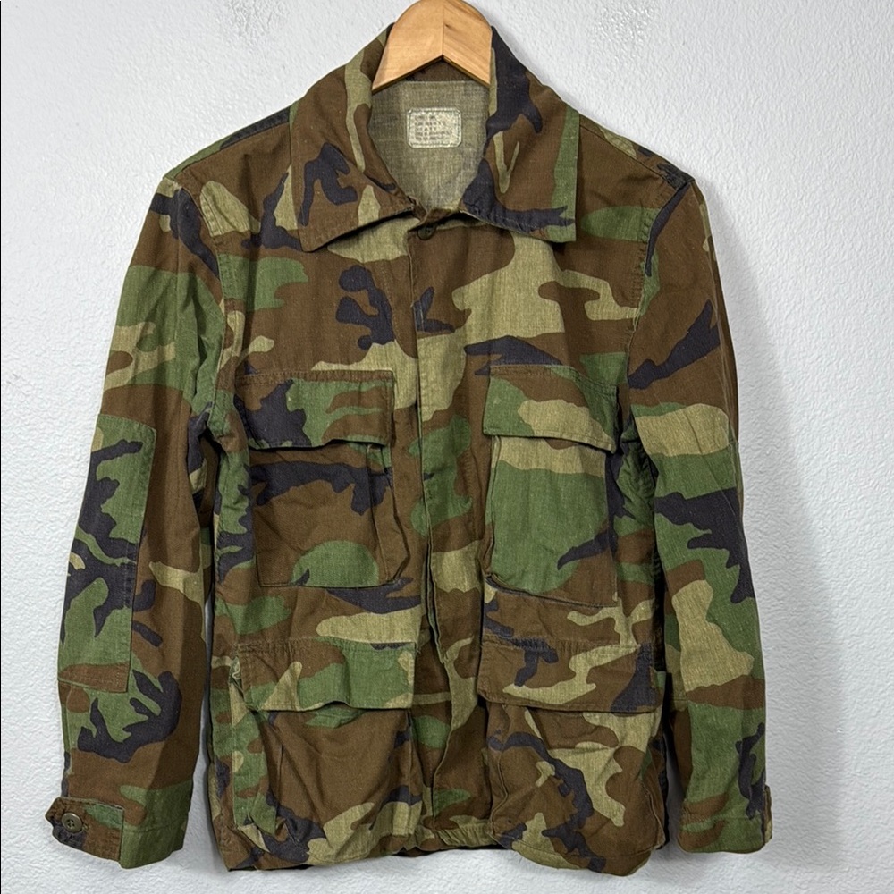 Retro Camouflage US Military Field Jacket